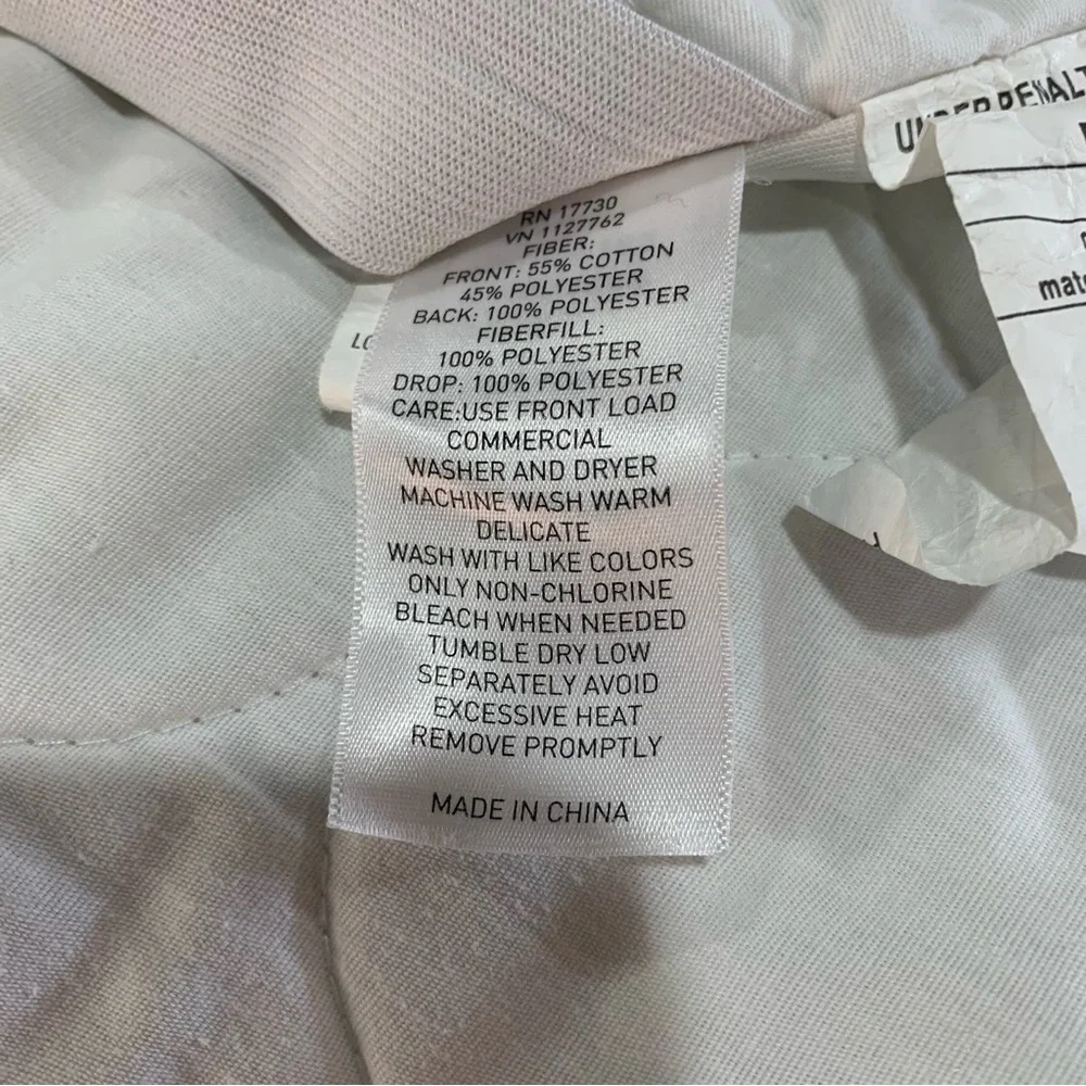 Target brand white Cal King Mattress Protector with elastic anti slip
